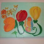 Flowers Spring Bloom! (Canvas Size 16x20) Price $290.00USD + Shipping + Tax (Md.6%Sales Tax if Applicable)